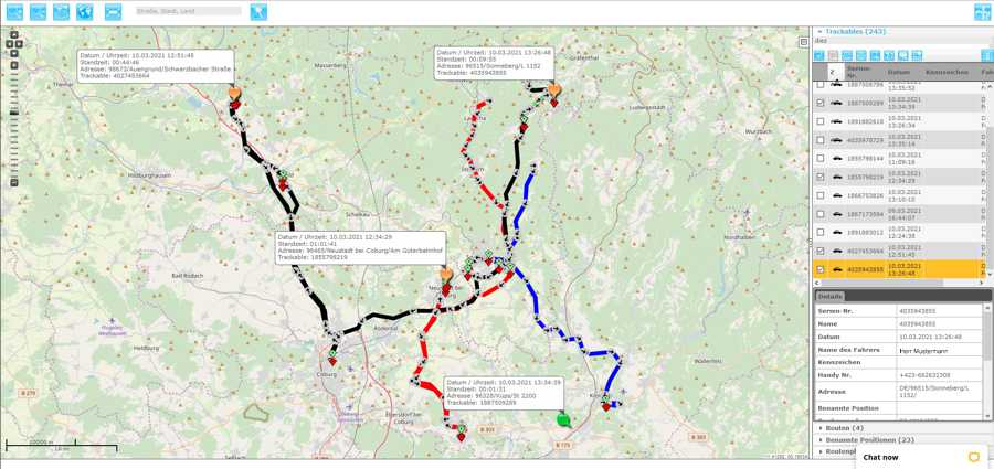 Management Software für Fuhpark und Fahrzeugflotte