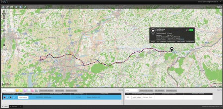 GPS Routenverfolgung für Fahrzeugflotte