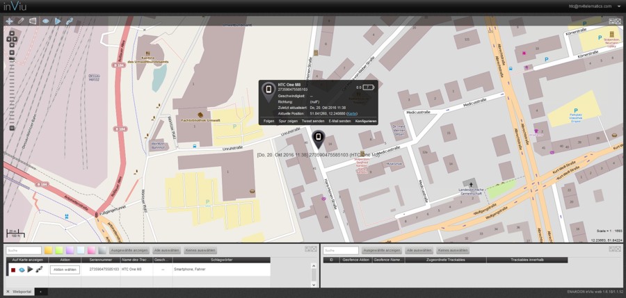 Handyortung per GPS via Internet